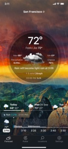 Weather Live° - Local Forecast screenshot #1 for iPhone