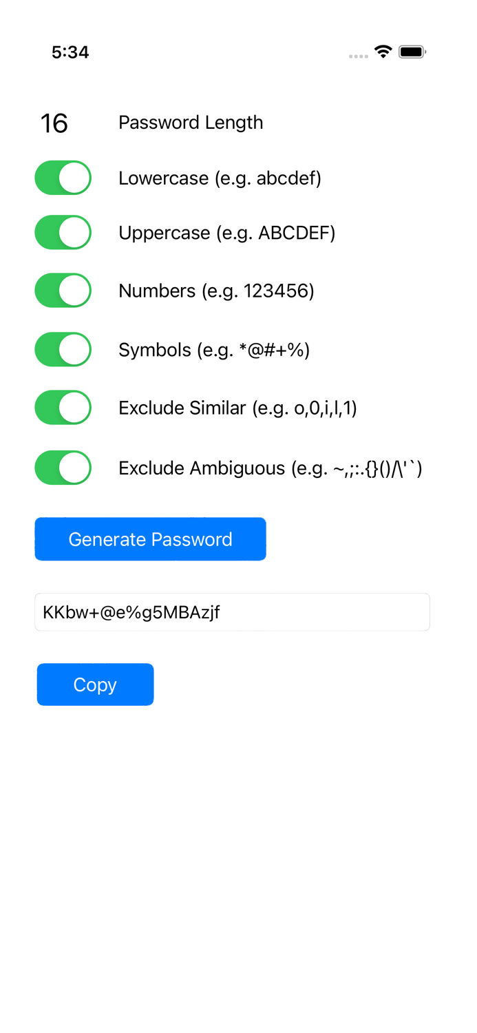 Password Generator - Strong