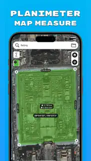 planimeter: map measure iphone screenshot 1