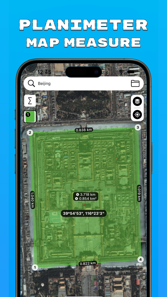 Planimeter: Map Measure - 2.8 - (iOS)