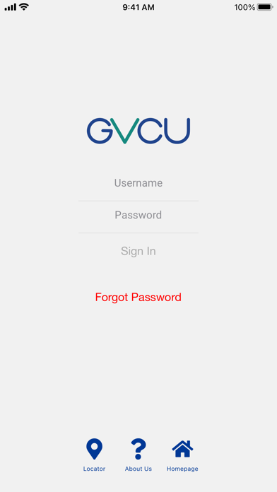 Greater Valley Credit Union Screenshot
