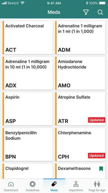 iCPG: the JRCALC Guidelines screenshot 3 of 9