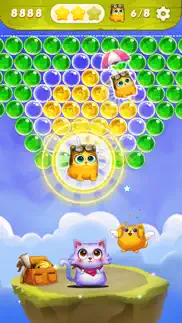 bubble shooter: cat pop game iphone screenshot 1