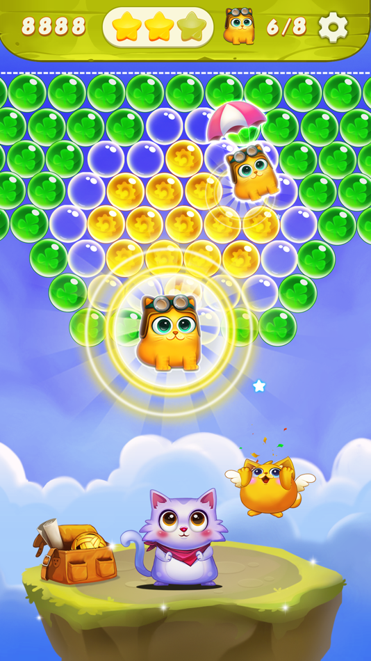 #1. Bubble Shooter: Cat Pop Game (iOS) By: Sonat Joint Stock Company