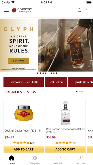 Country Wine & Spirits Screenshot