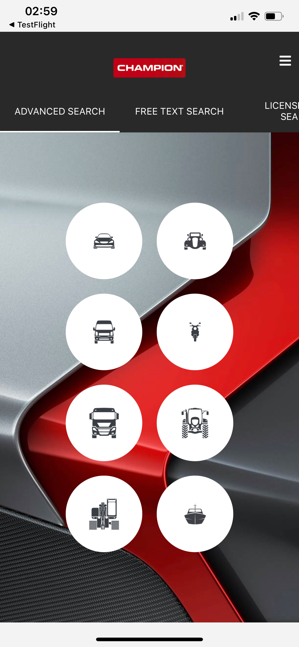 Champion Product Finder