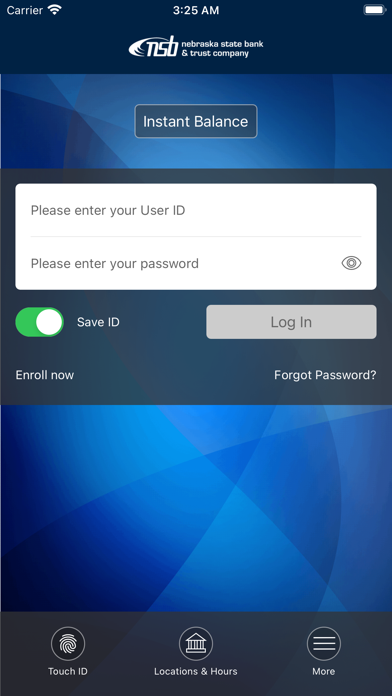 Nebraska State Bank & Trust Screenshot