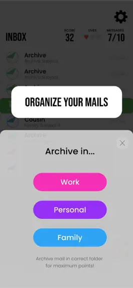 Game screenshot Inbox Zero Mail Game hack