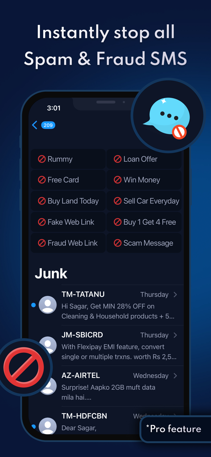 Mezo AI SMS Spam Blocker