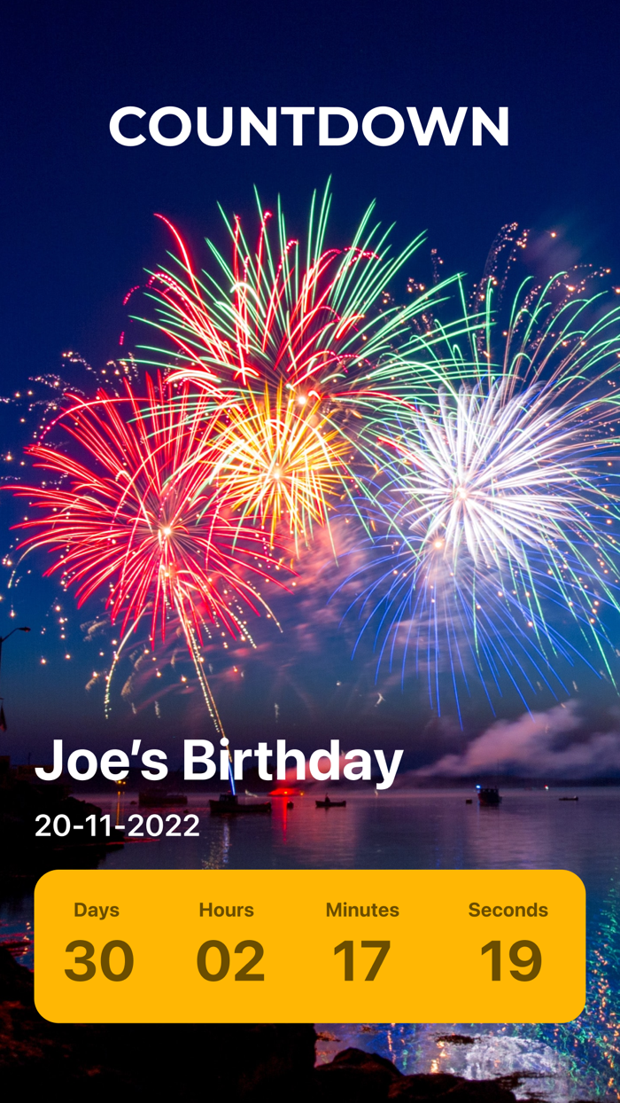 Countdown Widget Lock Screen 