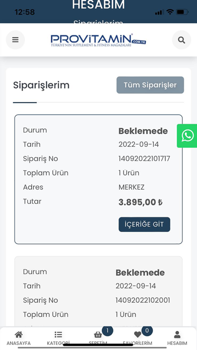 Provitamin Supplement&Fitness Screenshot