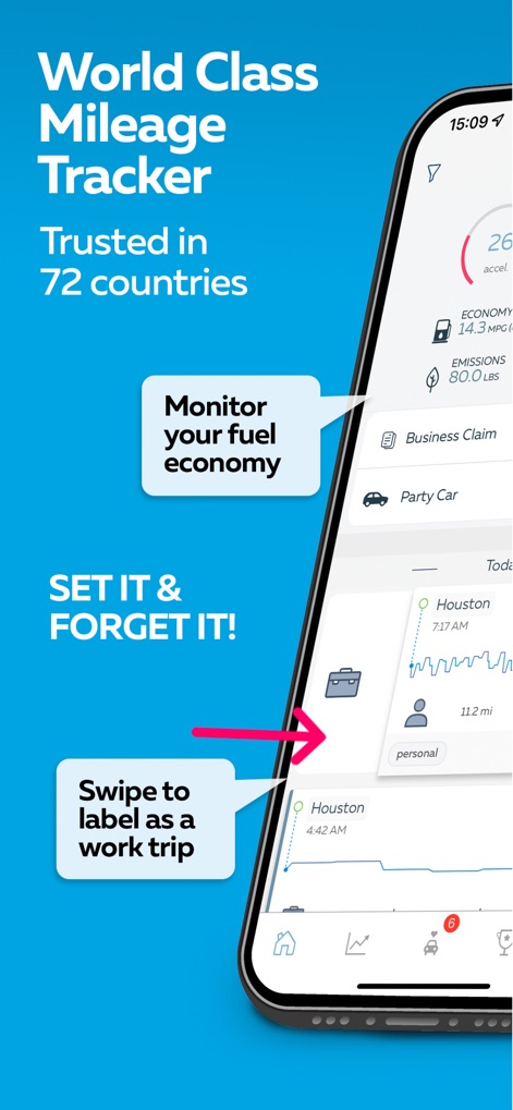 GOFAR All-in-1 Mileage Tracker - gofar-mileage-and-fuel-tracker-interface