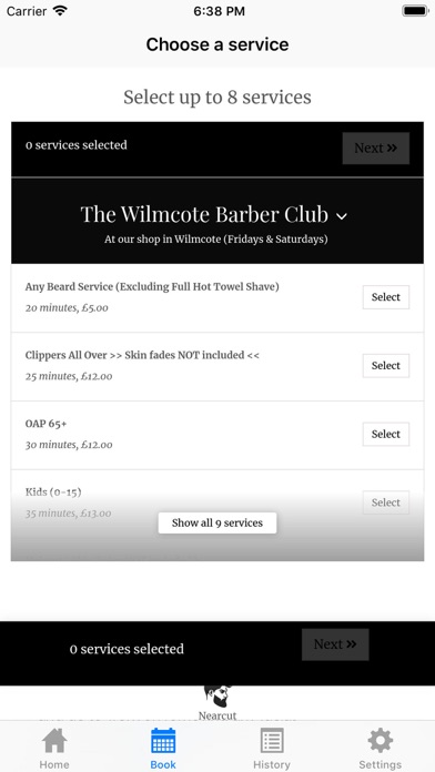 The Wilmcote Barber Club Screenshot