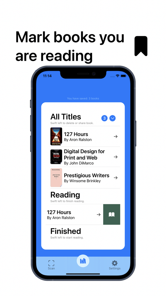 #5. Bookshlf: Scan to save books (iOS) 由: Jeremy Hernandez