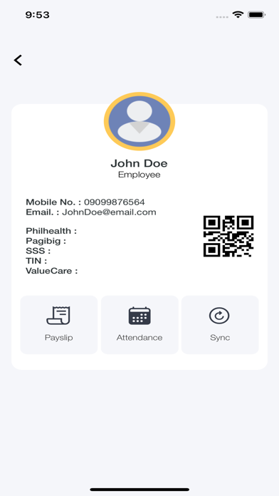Pocket HR App Screenshot