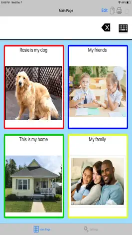 Game screenshot TalkTablet PRO Autism, Aphasia hack