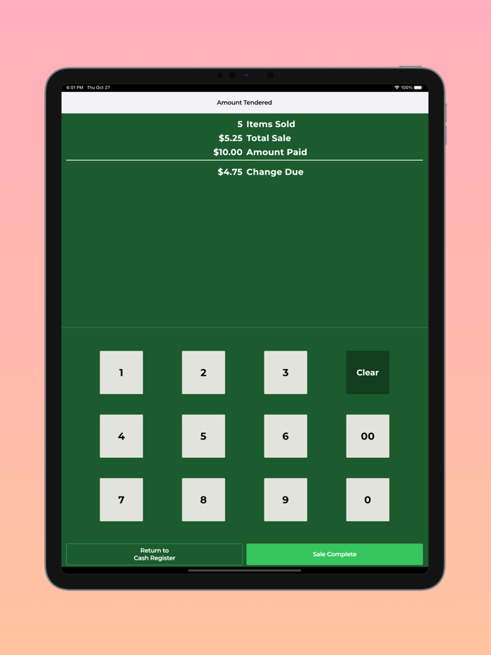 Holiday Shop Cash Register