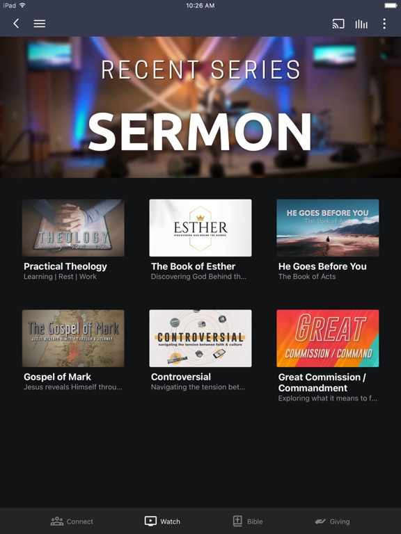 Columbus Evangelical Church iPad screenshot 3 - Education app