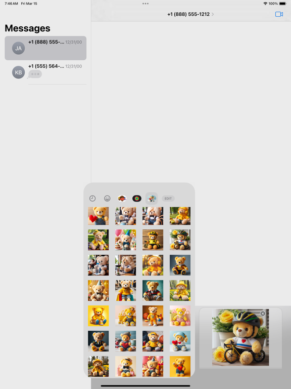 Screenshot #4 pour Gummy Bear Stickers Pack