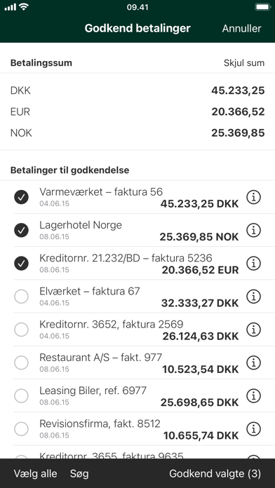 Djurslands Bank Erhverv Screenshot