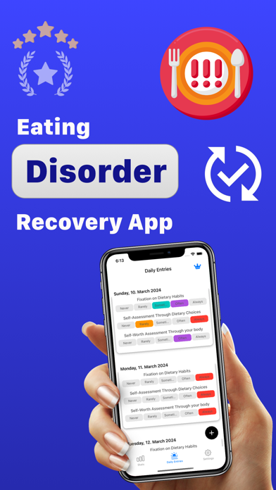 Eating Disorder Recovery - App Screenshot