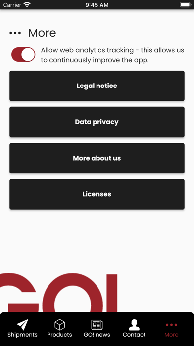 GO! Express Screenshot
