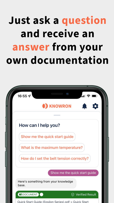 KNOWRON Assistant Screenshot
