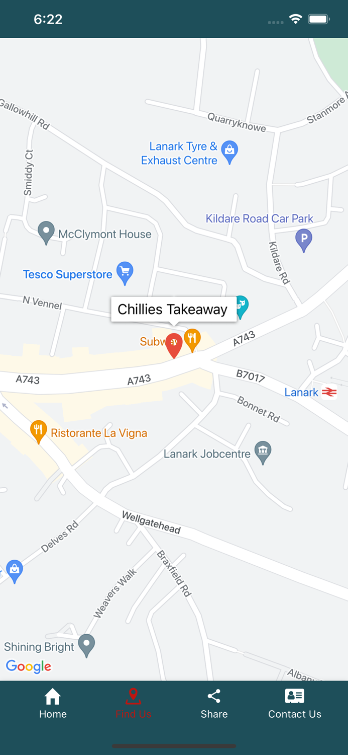 Chillies Takeaway Lanark