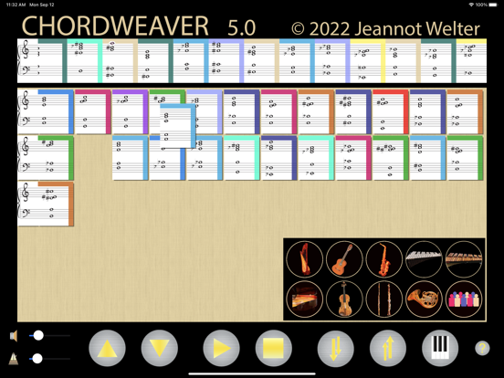 ChordWeaver iPad app afbeelding 2