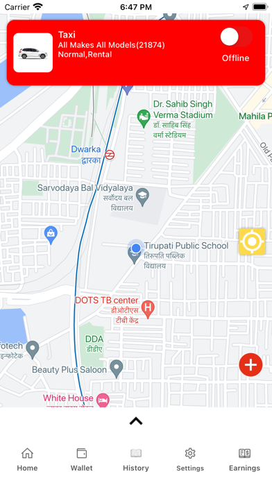 Nile Taxi Driver App Screenshot