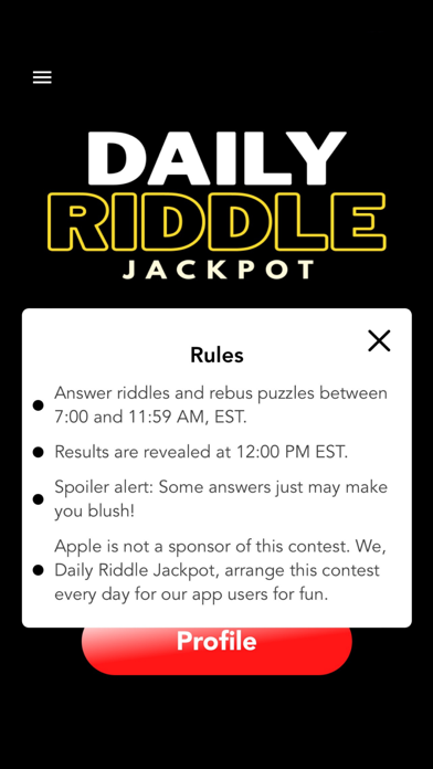 Daily Riddle Jackpot Screenshot