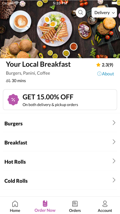 Your Local Breakfast Screenshot