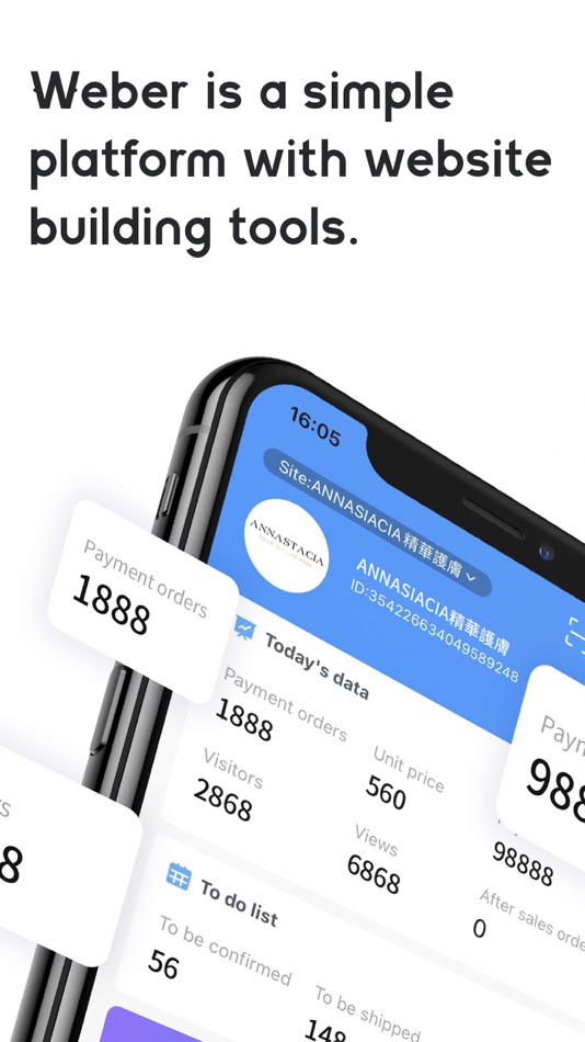 #1. Weber - Manage your website (iOS) 由: Weber.top