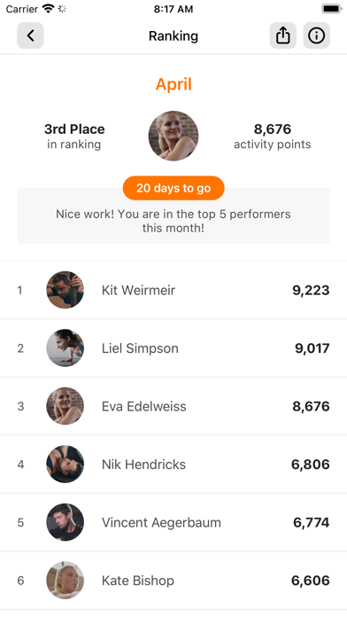 Polygon Fitness Screenshot