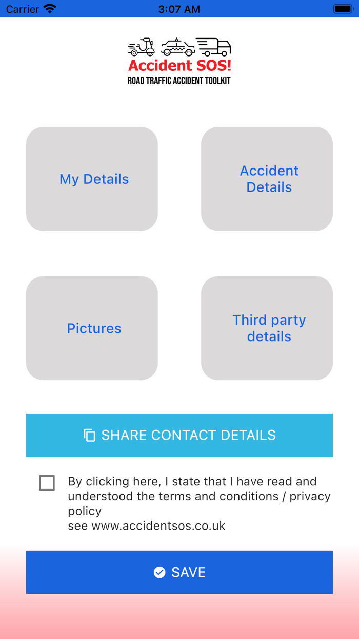 Accident SOS App
