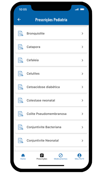 Prescrições Pediatria Screenshot