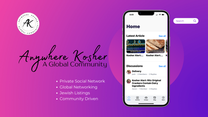 Anywhere Kosher Screenshot