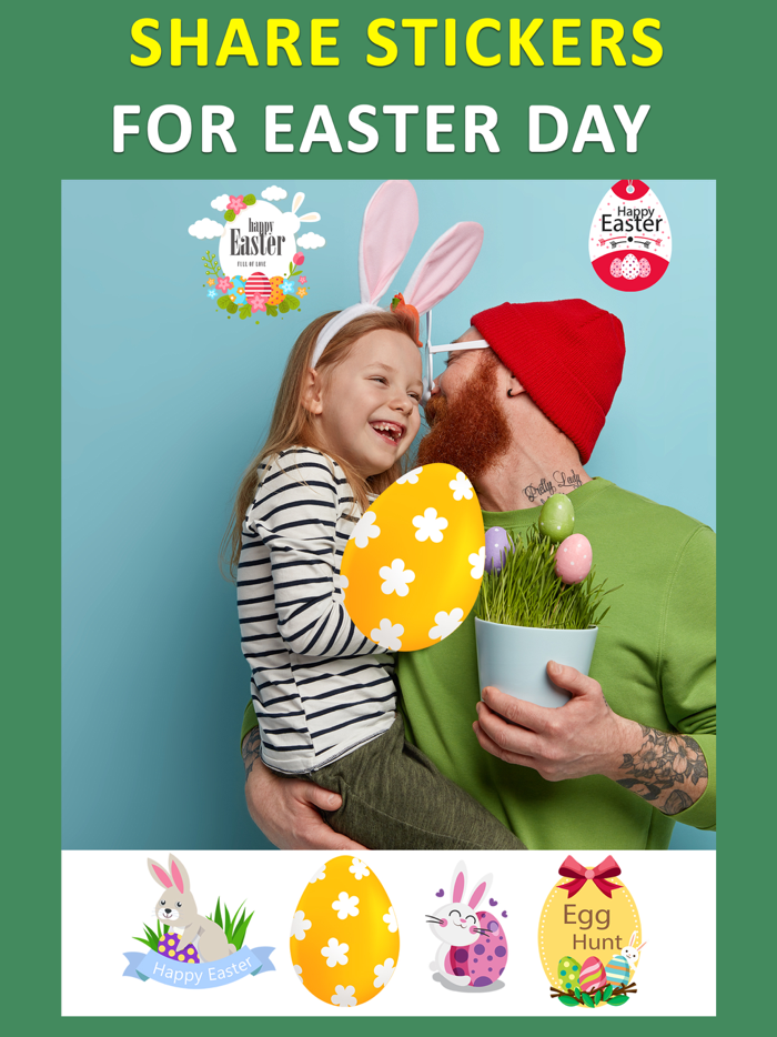 Happy Easter Day Sticker Image