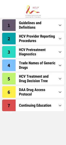 Game screenshot HIV/HCV Provider Education mod apk