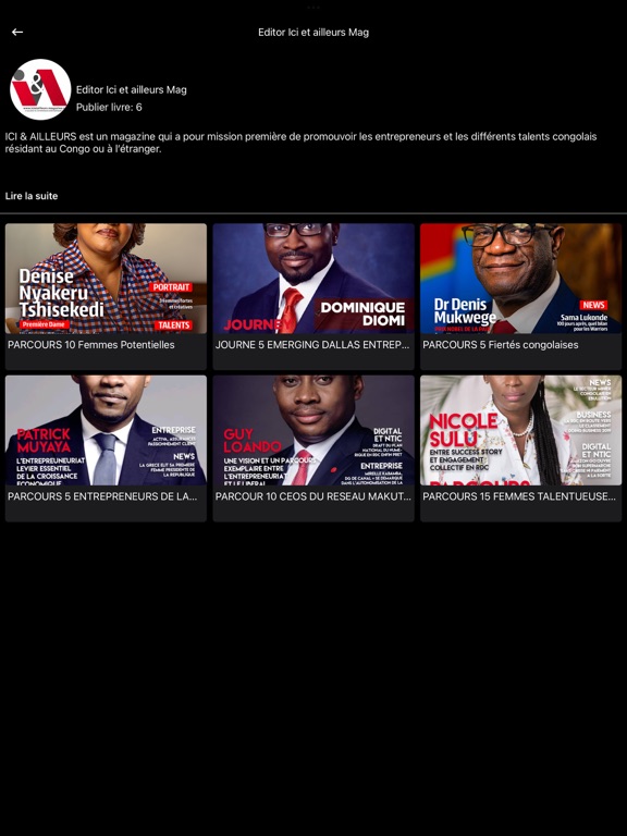 Ici et ailleurs mag iPad screenshot 4 - Magazines & Newspapers app