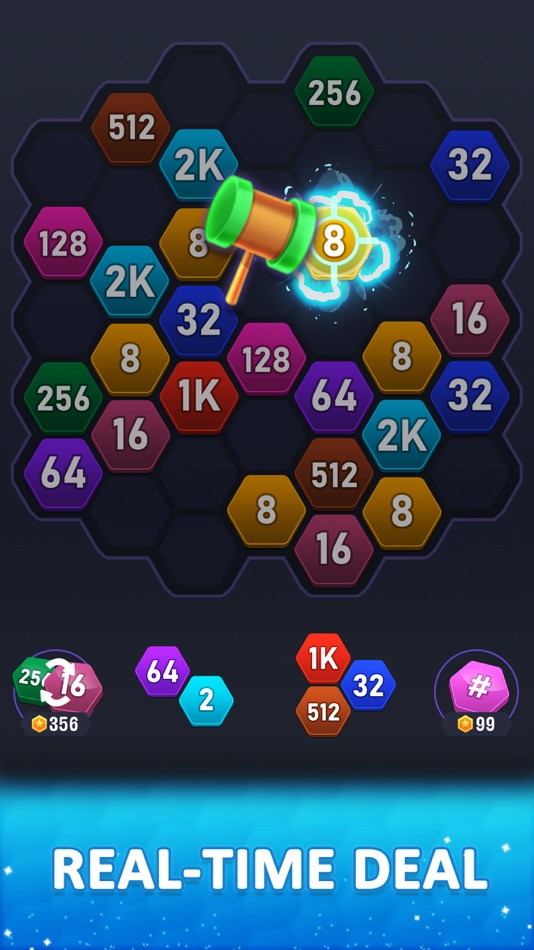 #5. Hexa Number: 2048 puzzle game (iOS) 由: Jatin Maniya