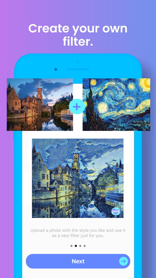 #2. Dimi: Art generator & filters (iOS) By: Martin Mitrevski