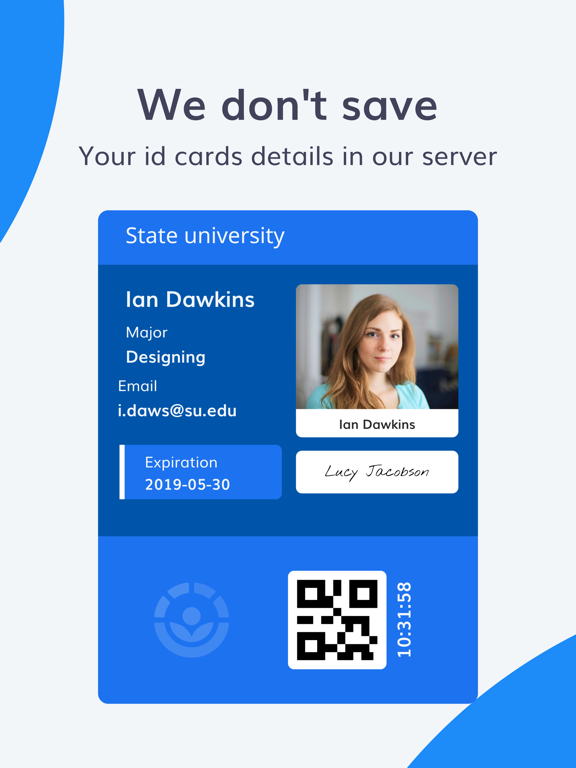 ID Cards Wallet - Card Keeper iPad screenshot 2 - Utilities app