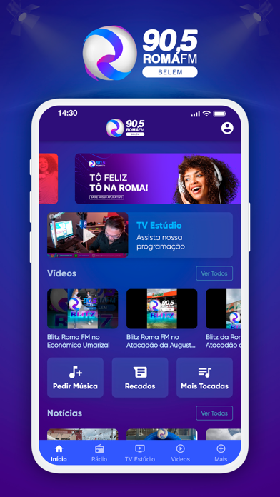 Rádio Roma FM - Belém Screenshot