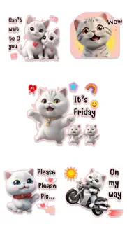 white cat stickers - wasticker problems & solutions and troubleshooting guide - 3