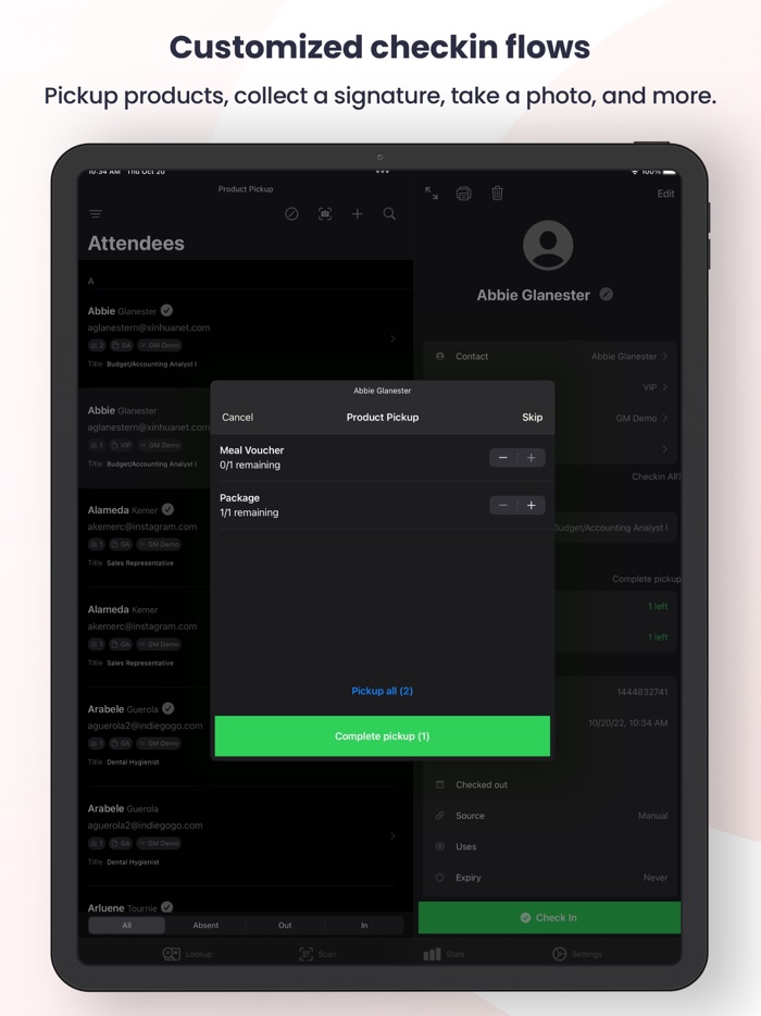 Guest Manager Check In