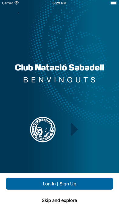 Club Natació Sabadell. Screenshot