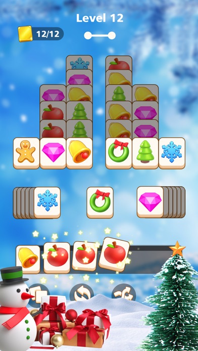 Bricks Match - Christmas game Screenshot