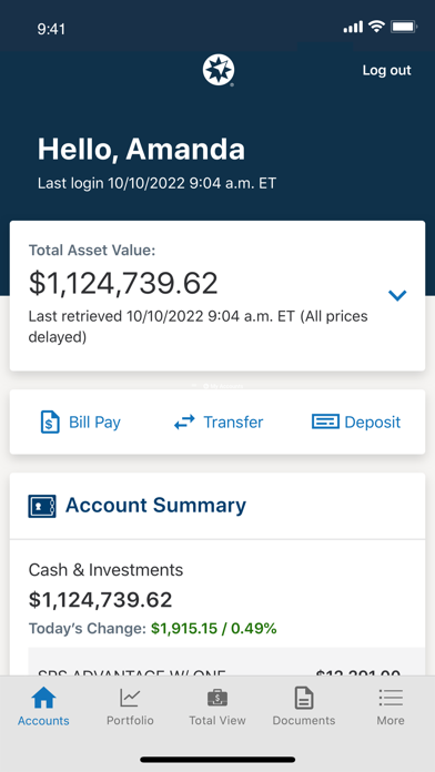 Ameriprise Financial Screenshot
