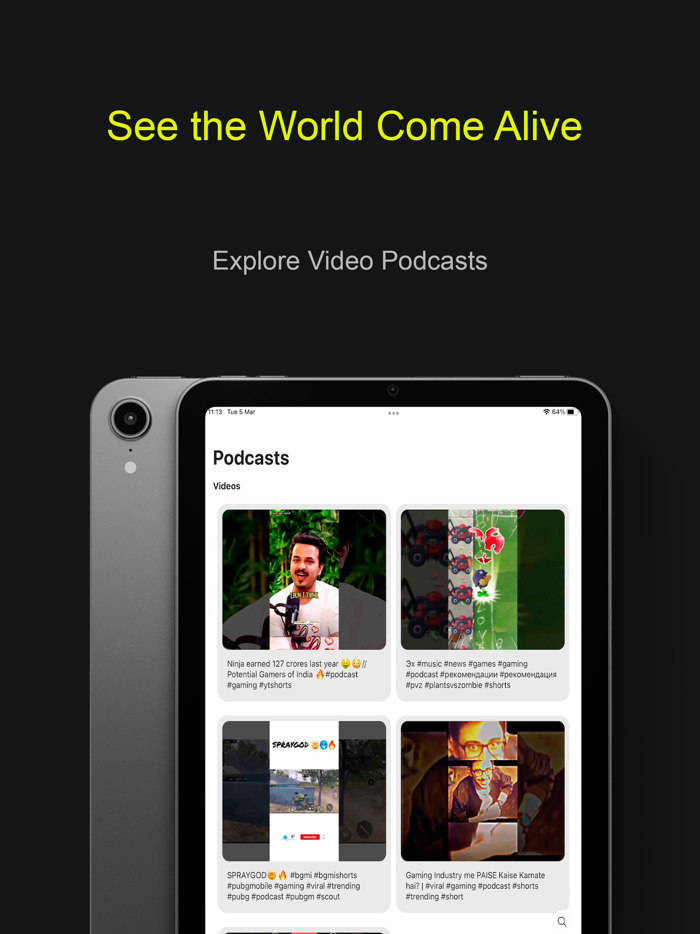 Pods - Minimal RSS News Reader